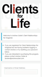 Mobile Screenshot of clientsforlife.com